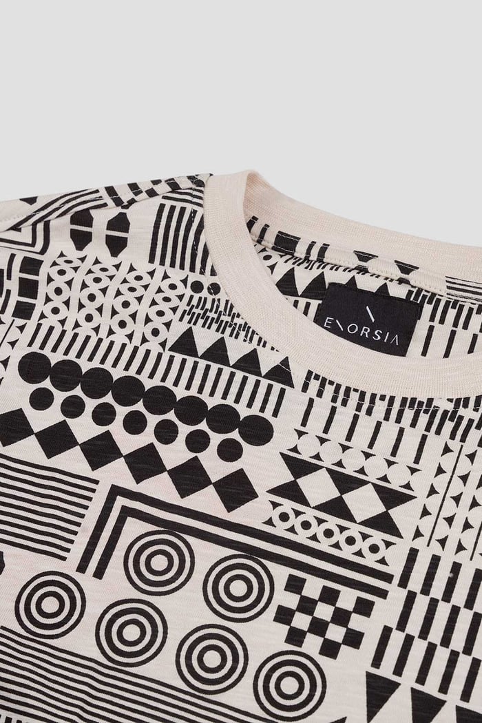 Mens Geometric Printed T-Shirt