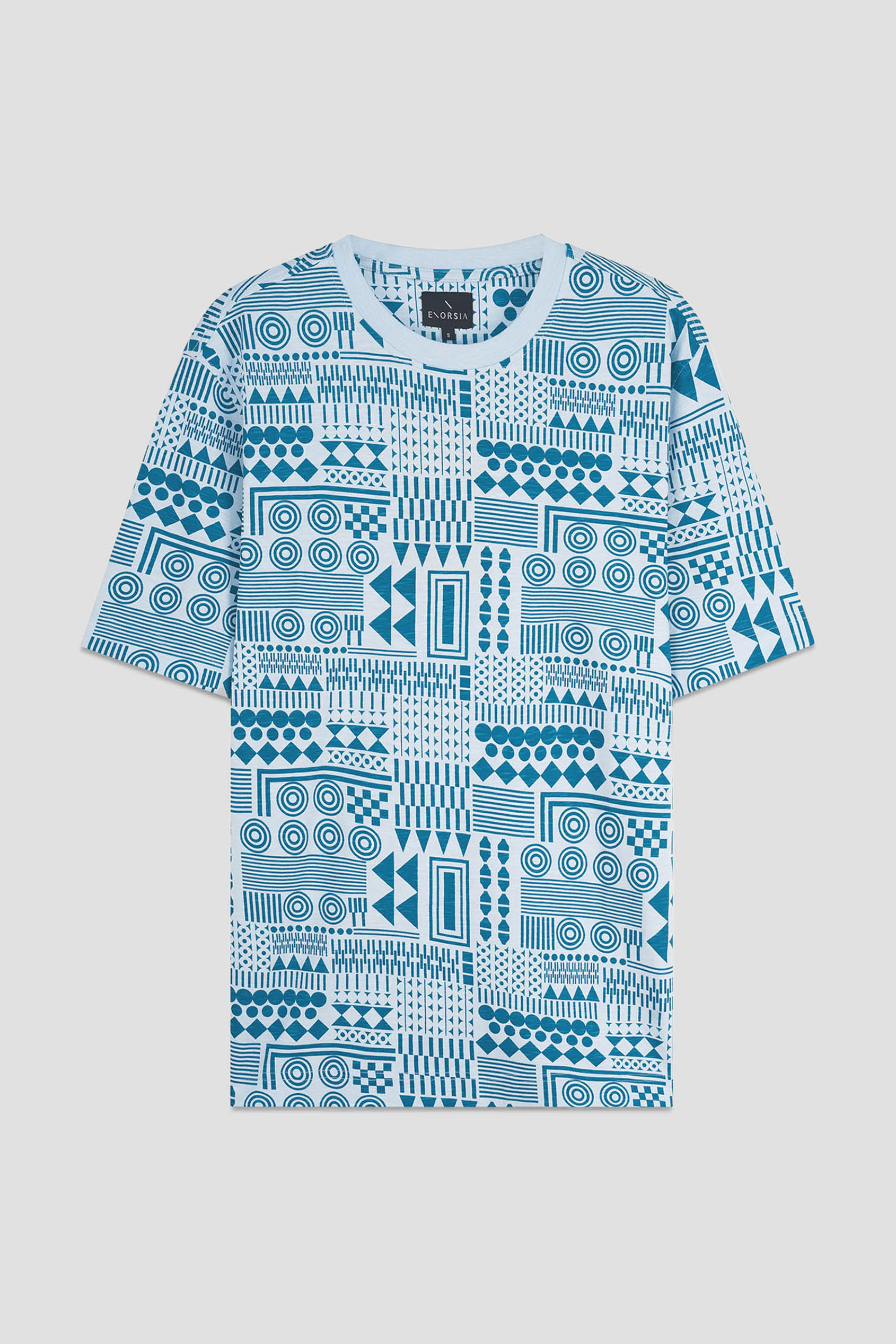 Mens Geometric Printed T-Shirt