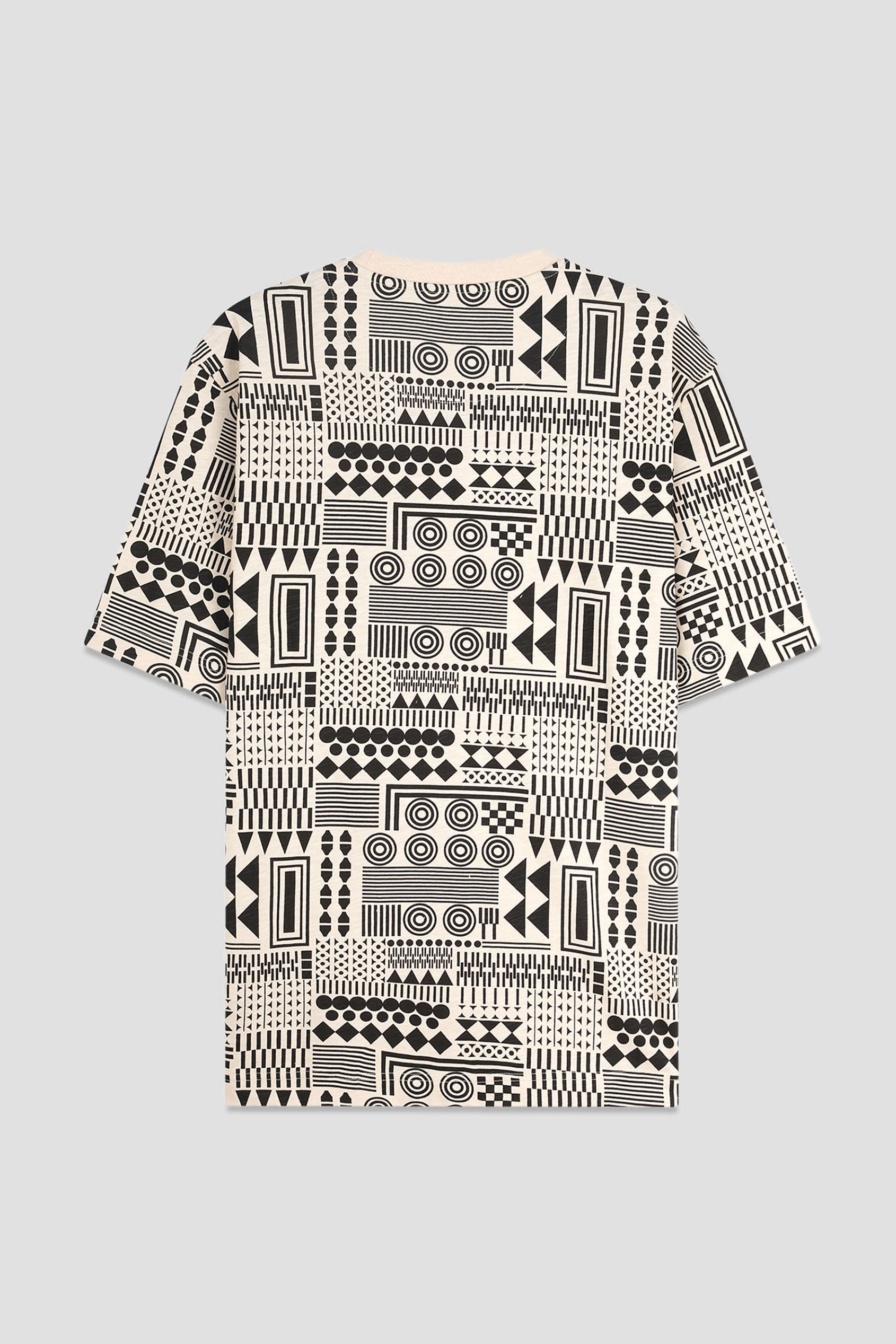 Mens Geometric Printed T-Shirt
