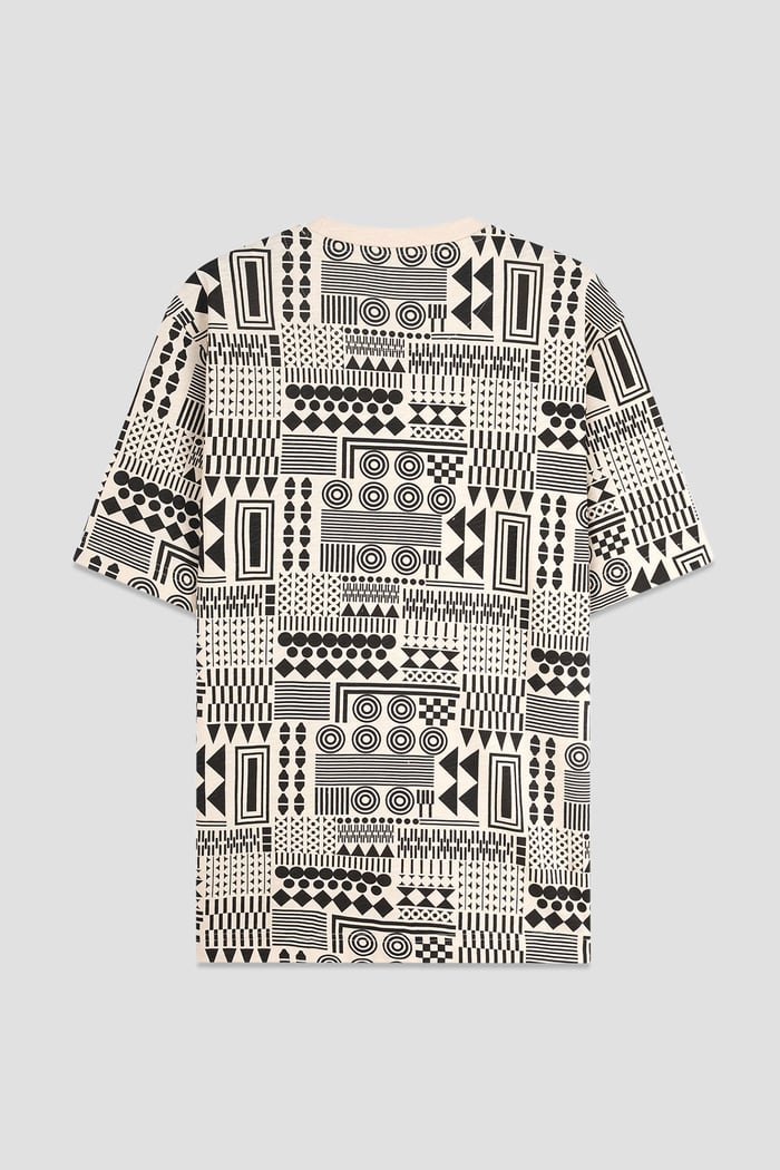 Mens Geometric Printed T-Shirt