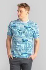 Mens Geometric Printed T-Shirt