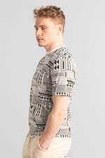 Mens Geometric Printed T-Shirt