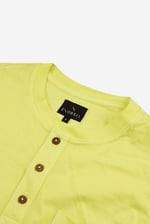 Short Sleeve Henley Washed Tee