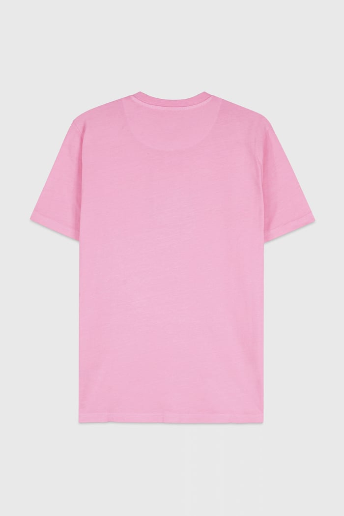 Short Sleeve Henley Washed Tee