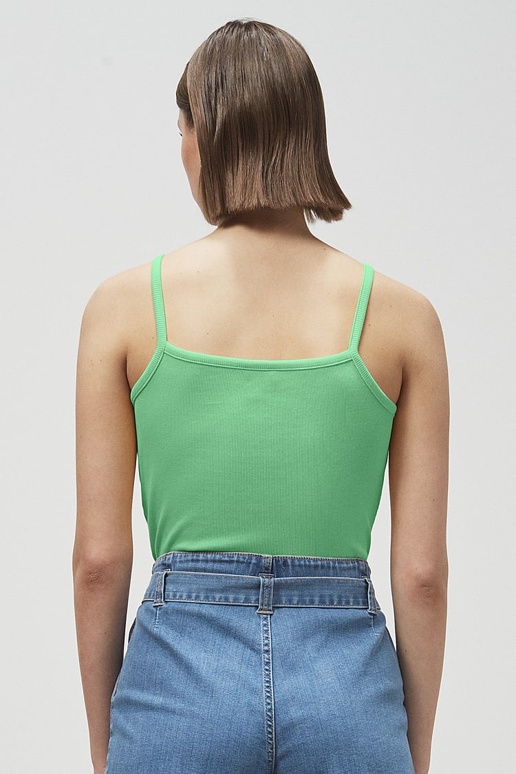 Square Neck Ribbed Cami