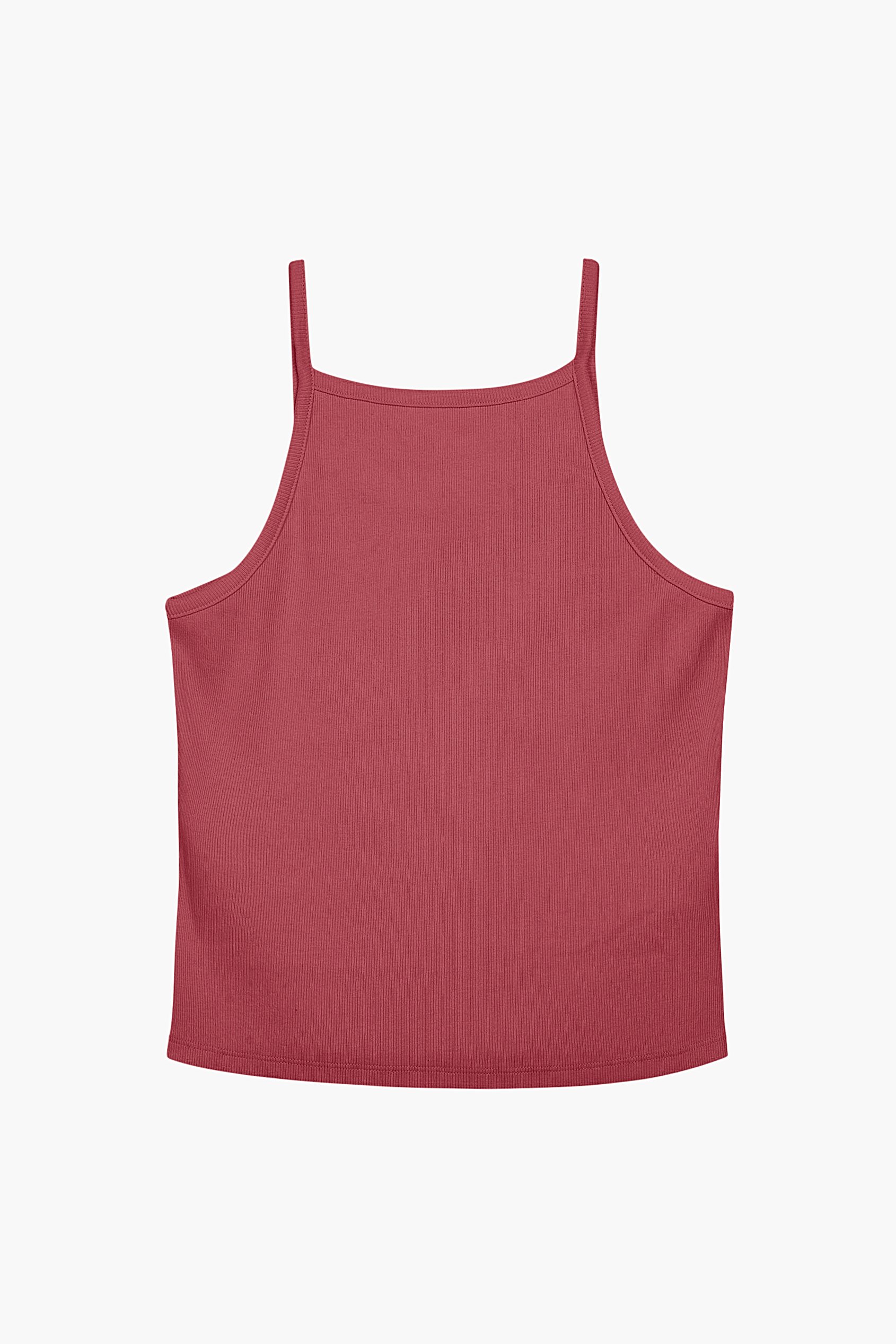 Square Neck Ribbed Cami