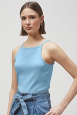 Square Neck Ribbed Cami