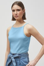 Square Neck Ribbed Cami