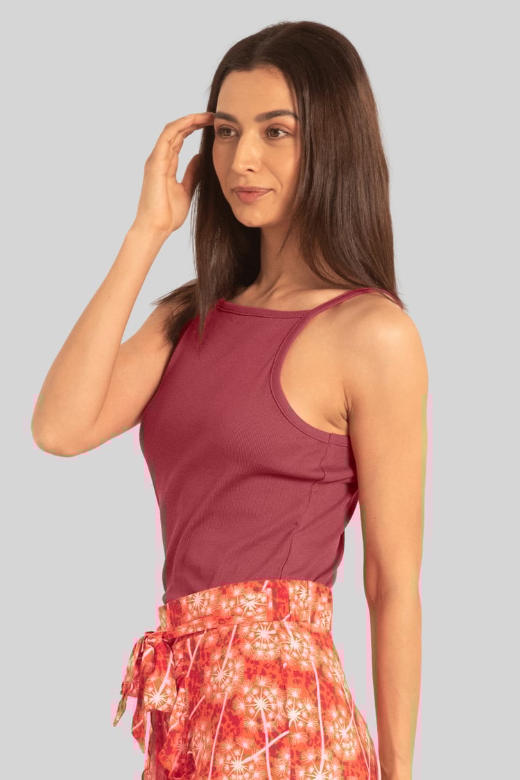 Square Neck Ribbed Cami