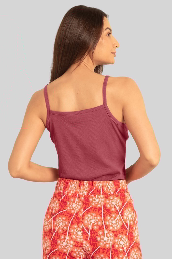 Square Neck Ribbed Cami