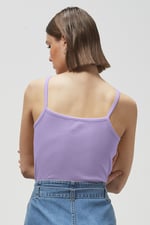 Square Neck Ribbed Cami