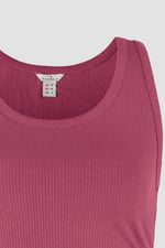 Ruched Rib Vest Tank Top