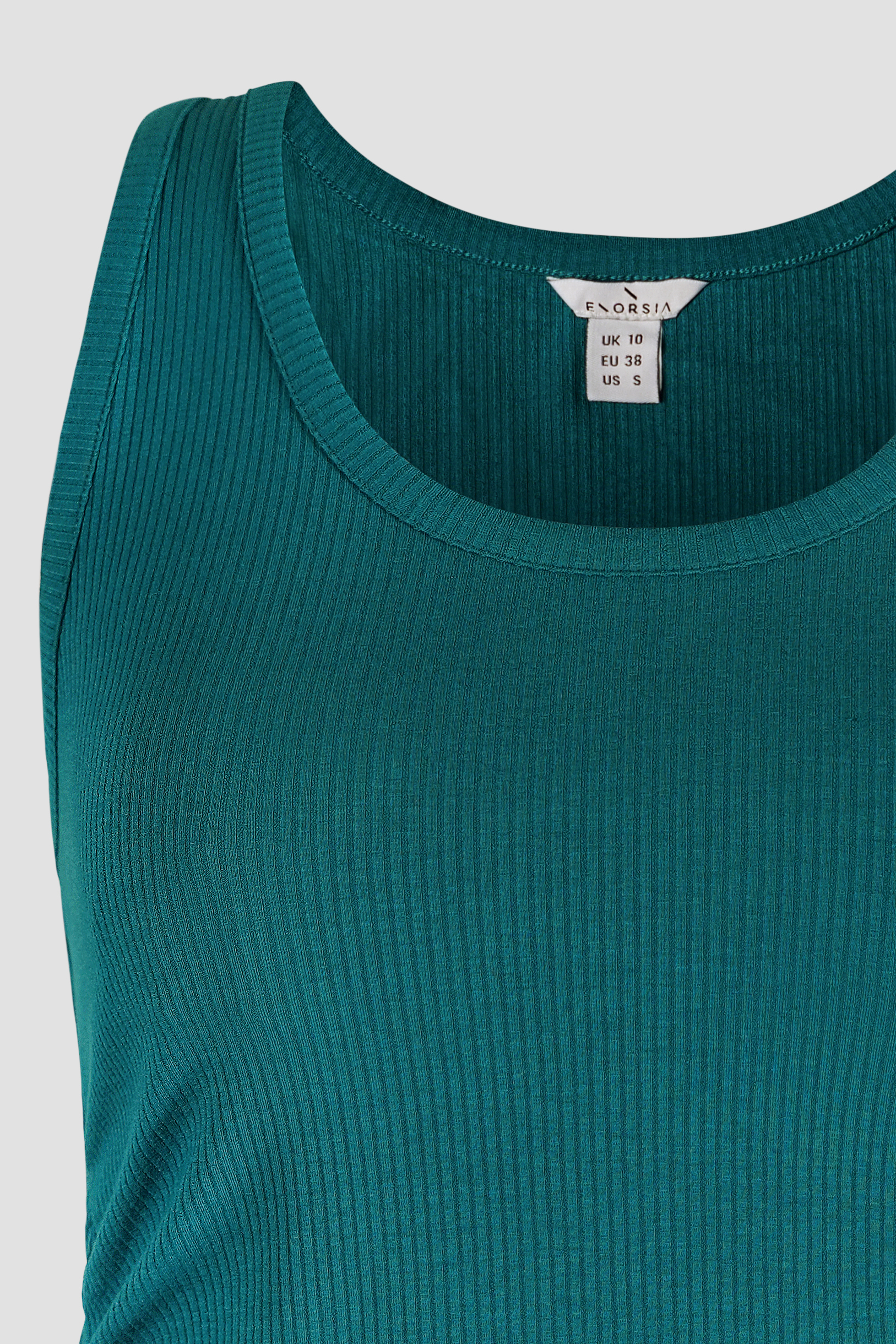 Ruched Rib Vest Tank Top