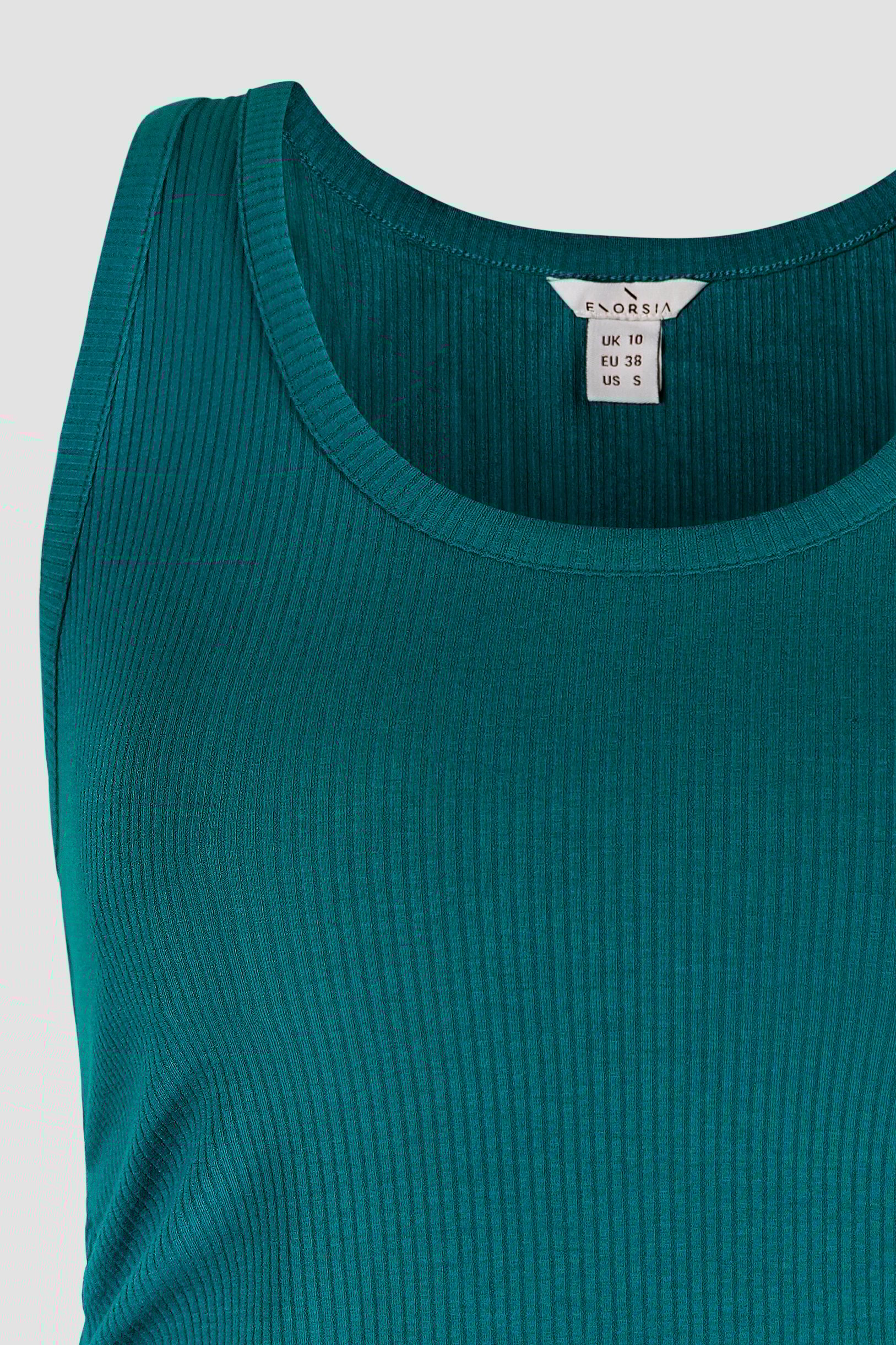 Ruched Rib Vest Tank Top