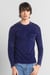 Mens Long Sleeve Indigo Washed T-Shirt