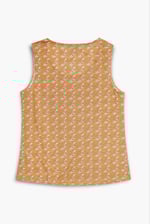 Wave Printed Vest Tank Top