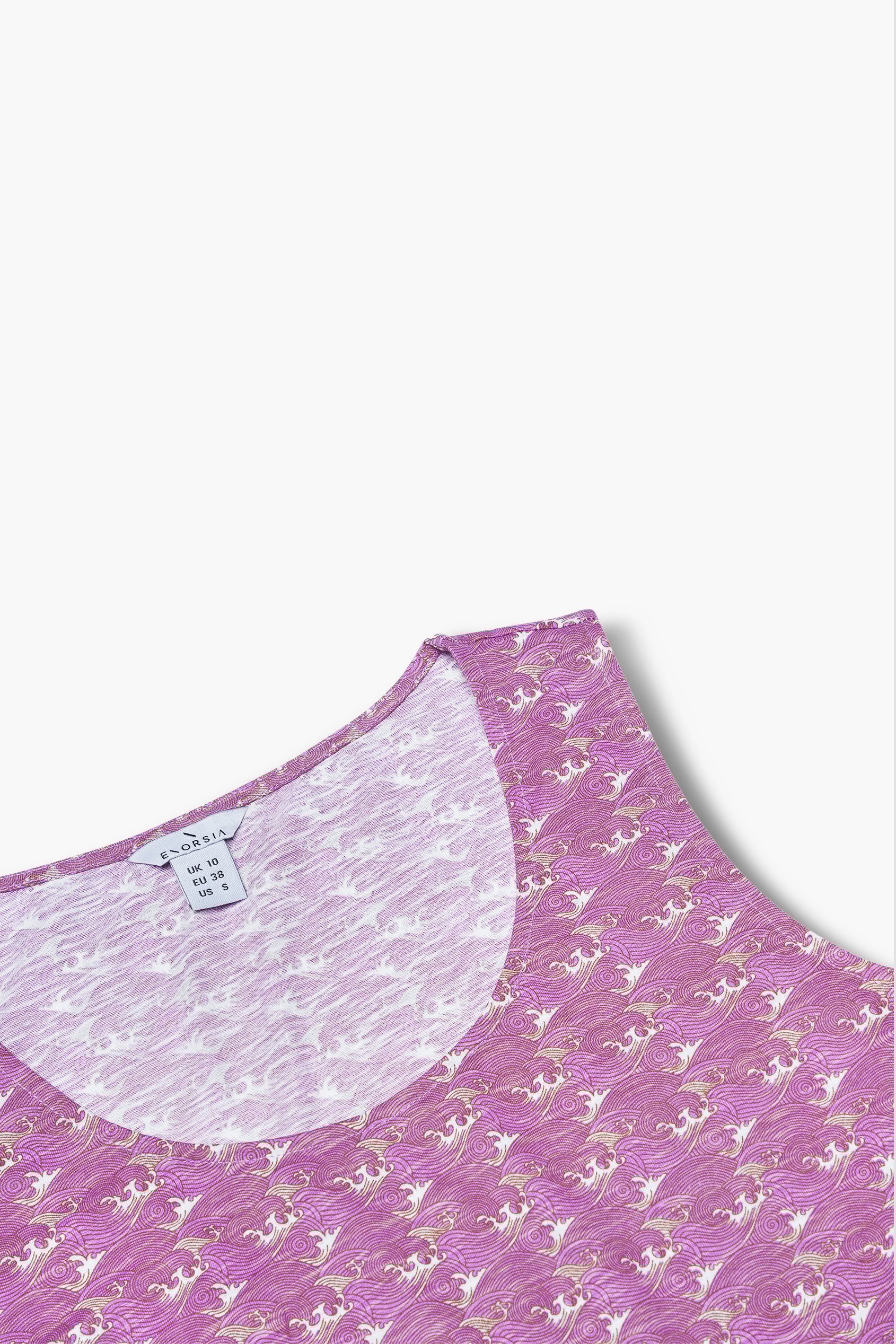 Wave Printed Vest Tank Top