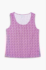 Wave Printed Vest Tank Top