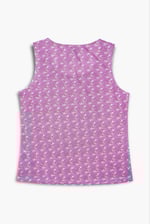 Wave Printed Vest Tank Top