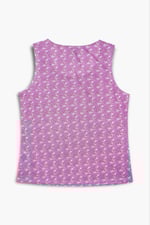 Wave Printed Vest Tank Top