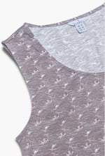 Wave Printed Vest Tank Top