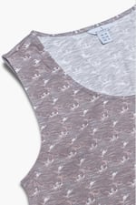 Wave Printed Vest Tank Top