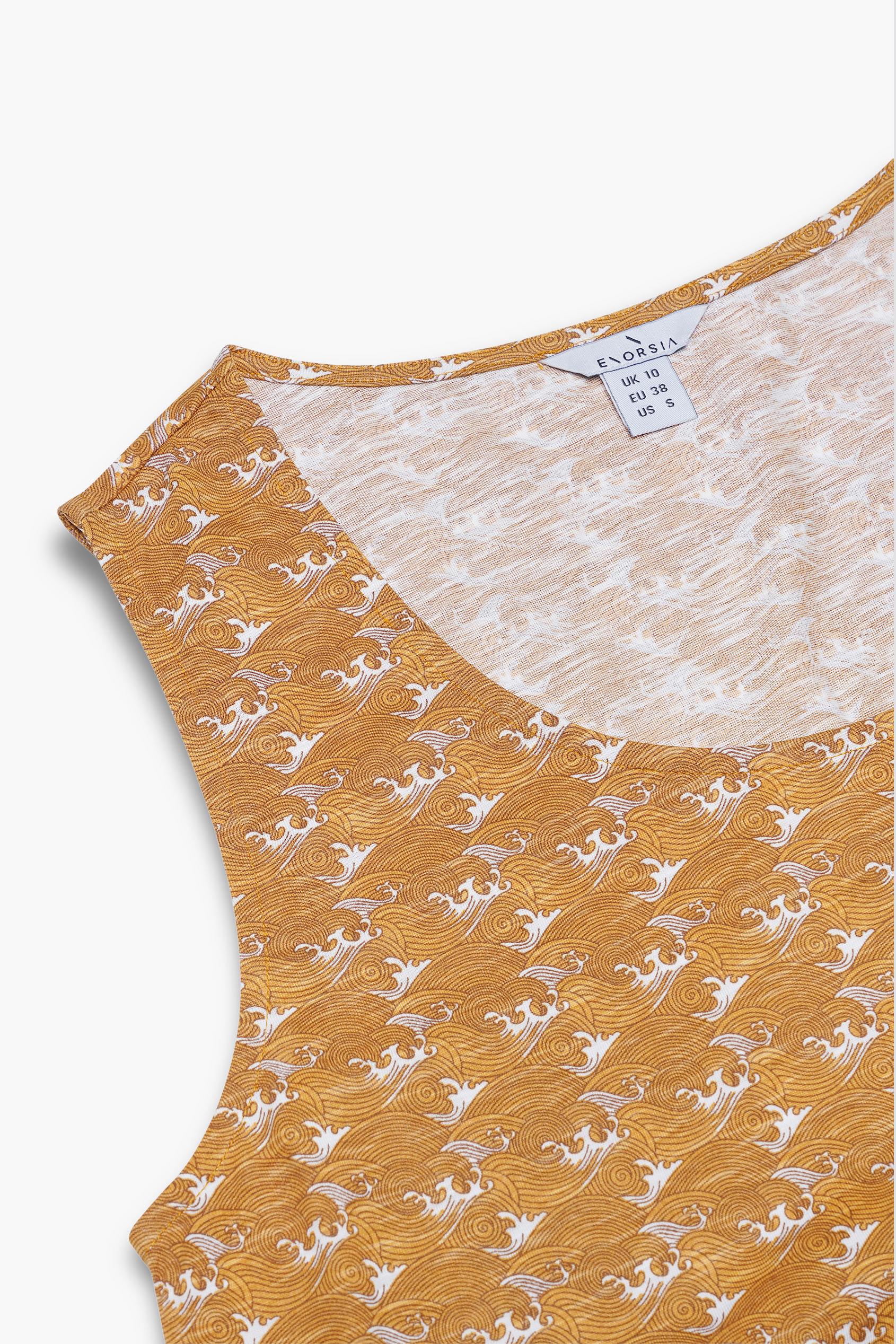 Wave Printed Vest Tank Top