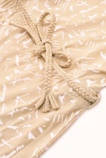 One-Shoulder Jumpsuit with Ruffle Sleeve Detail