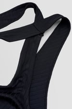 Criss-Cross Back Ribbed Bodysuit
