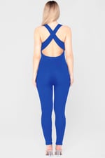 Criss-Cross Back Ribbed Bodysuit