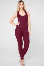 Criss-Cross Back Ribbed Bodysuit