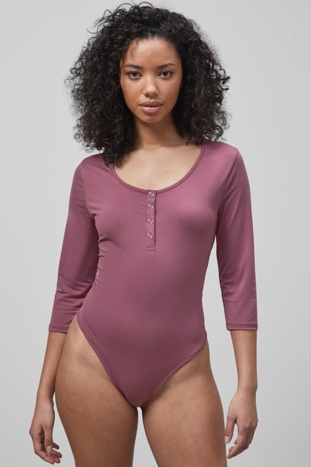 Black Black Slim Body Suit