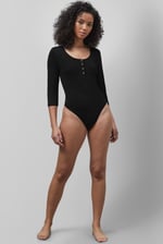 Black Slim Body Suit
