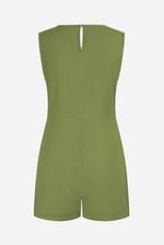 V-Neck Sleeveless Viscose Playsuit