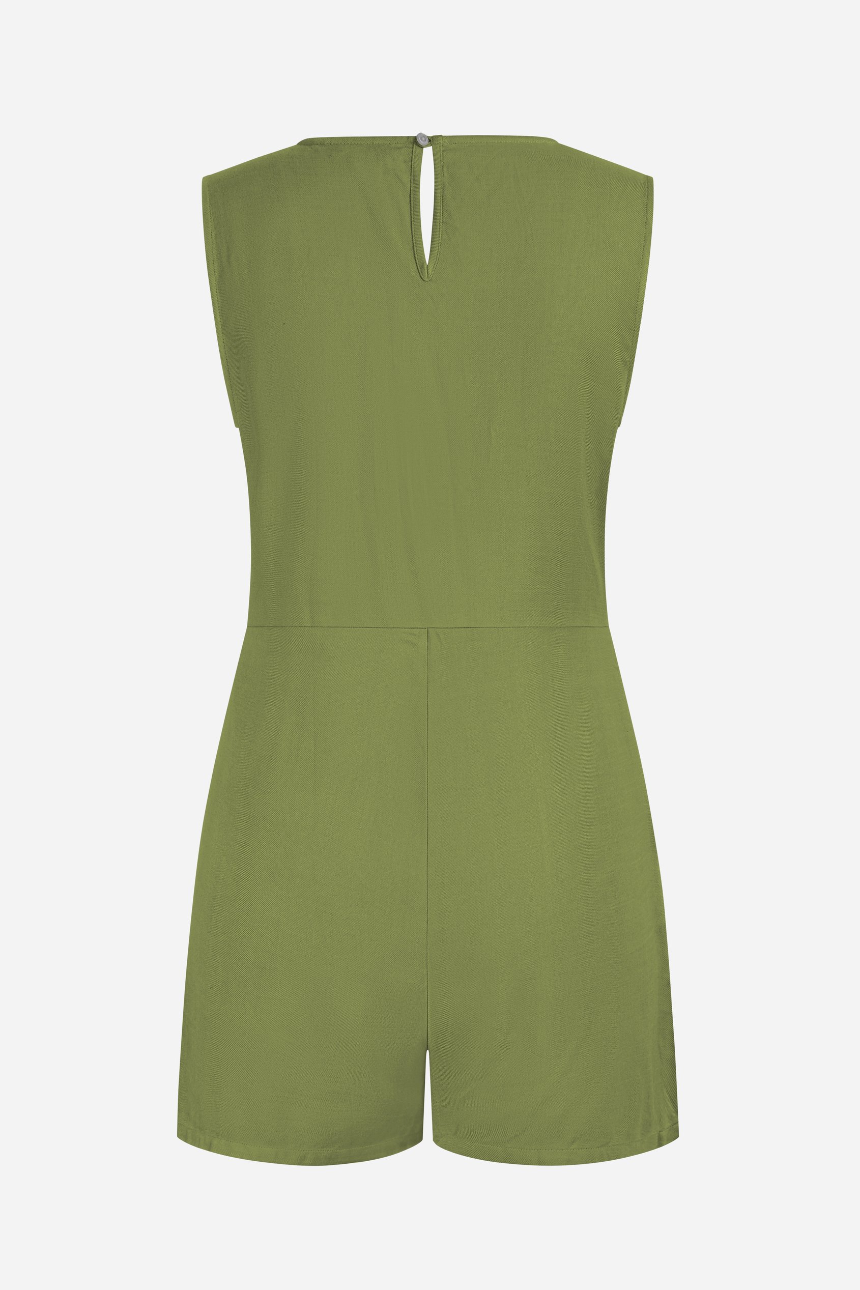 V-Neck Sleeveless Viscose Playsuit