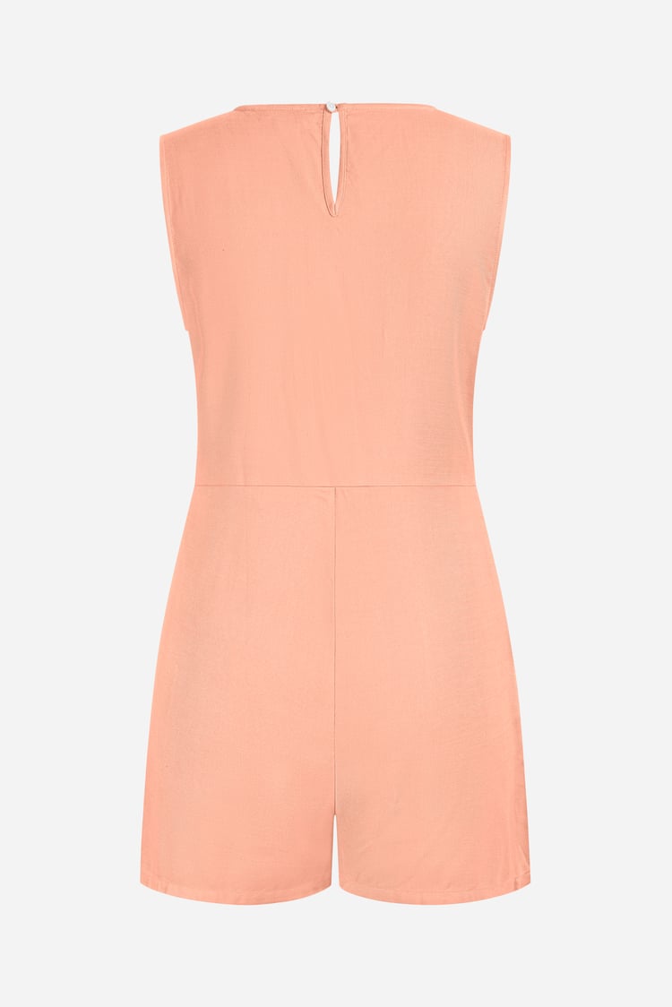 V-Neck Sleeveless Viscose Playsuit