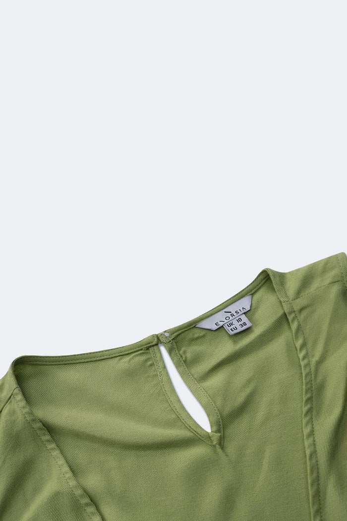 V-Neck Sleeveless Viscose Playsuit