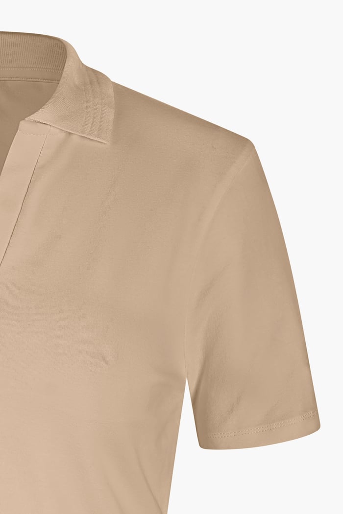 V-Neck Polo Shirt