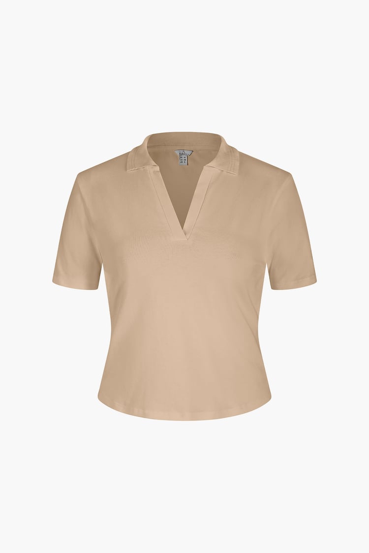 V-Neck Polo Shirt