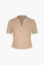 V-Neck Polo Shirt
