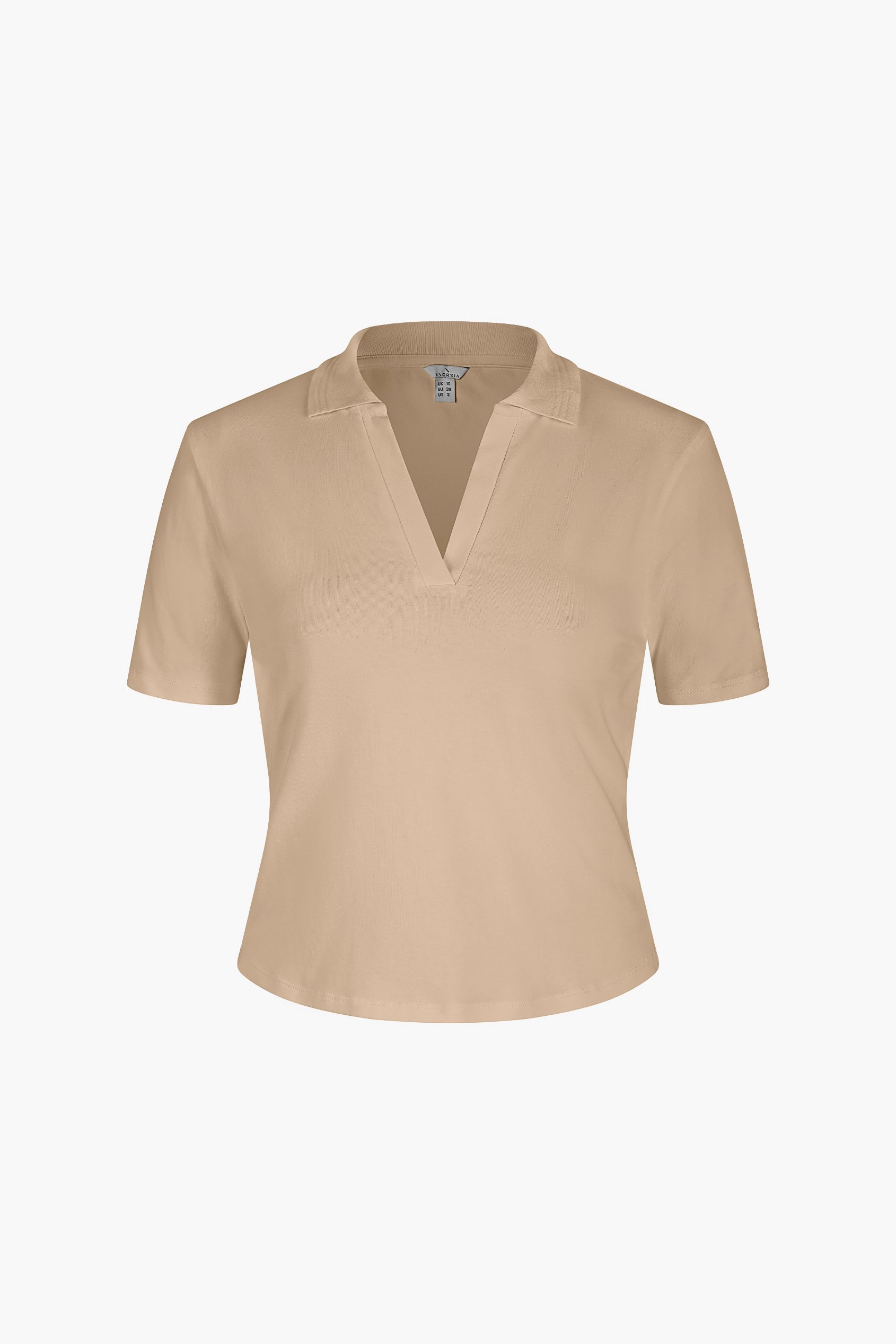 V-Neck Polo Shirt