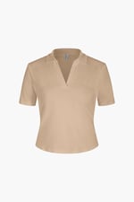V-Neck Polo Shirt