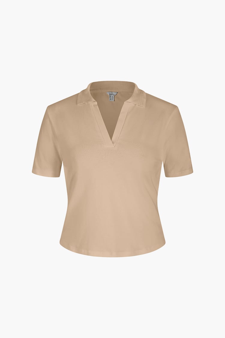 V-Neck Polo Shirt