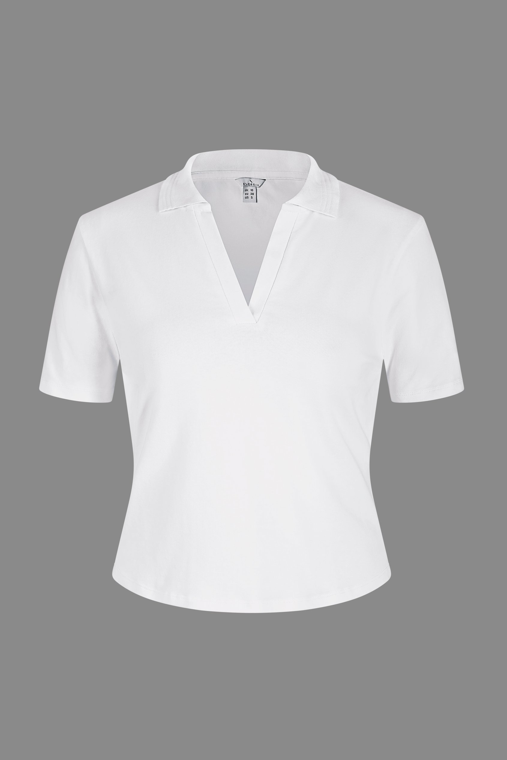 V-Neck Polo Shirt