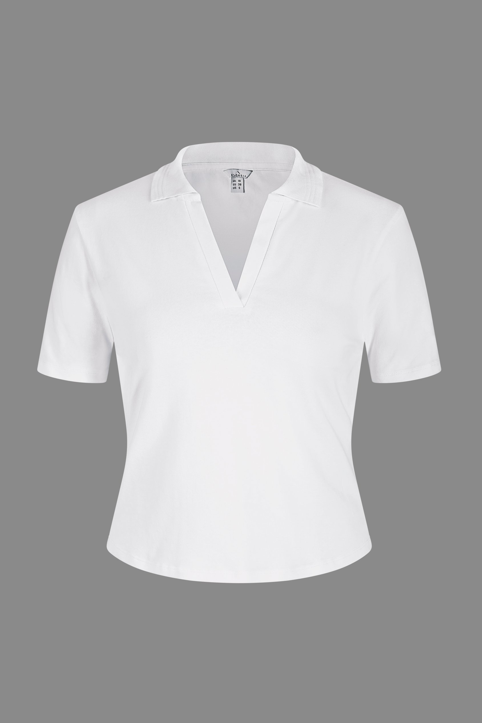 V-Neck Polo Shirt