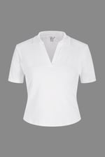V-Neck Polo Shirt