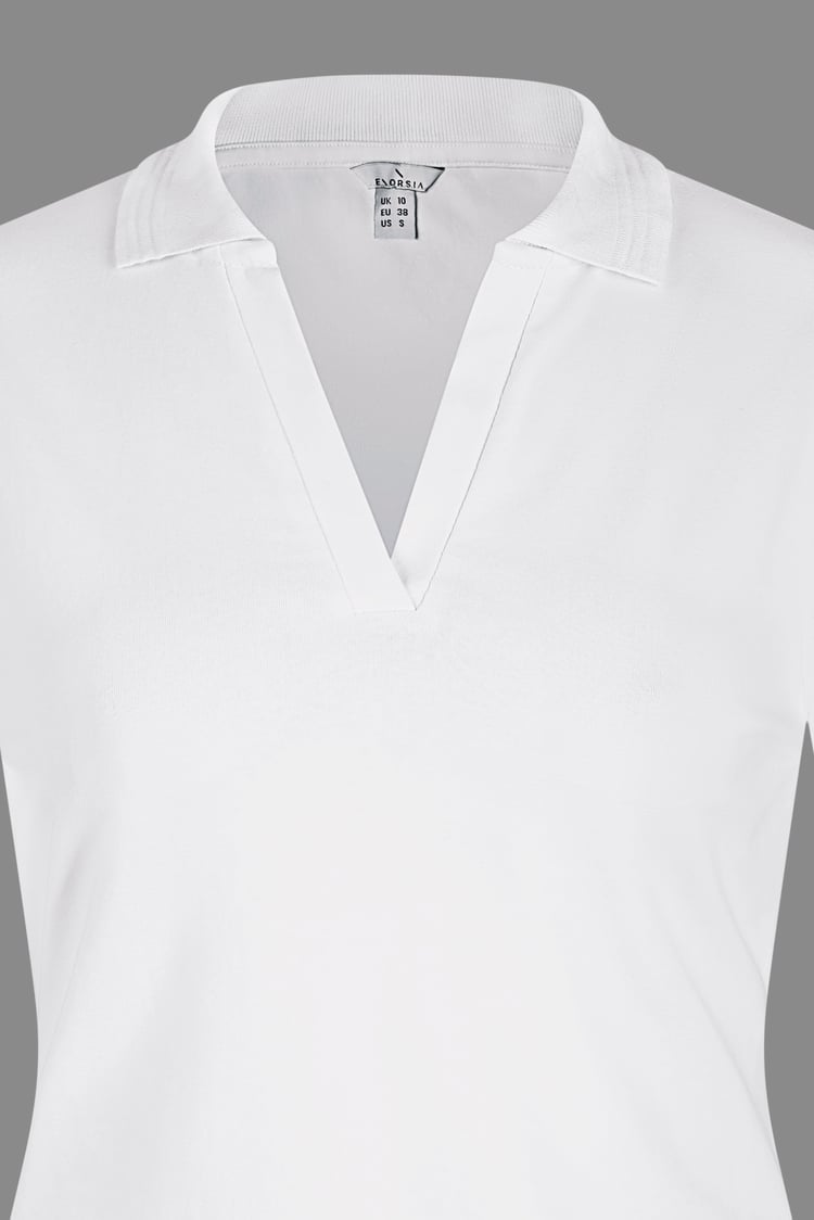 V-Neck Polo Shirt