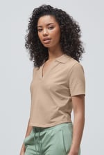 V-Neck Polo Shirt