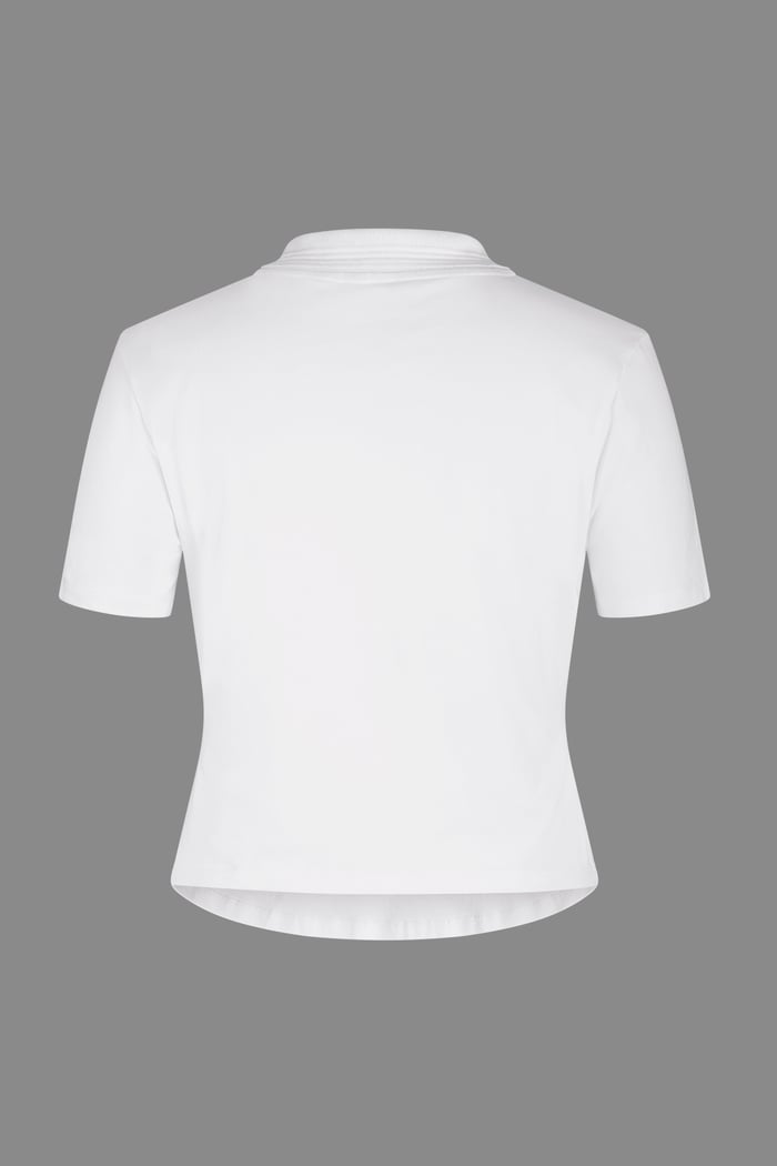 V-Neck Polo Shirt