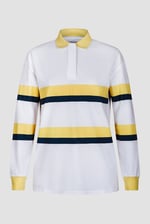 Women's Rugby Polo With Contrast Stripes